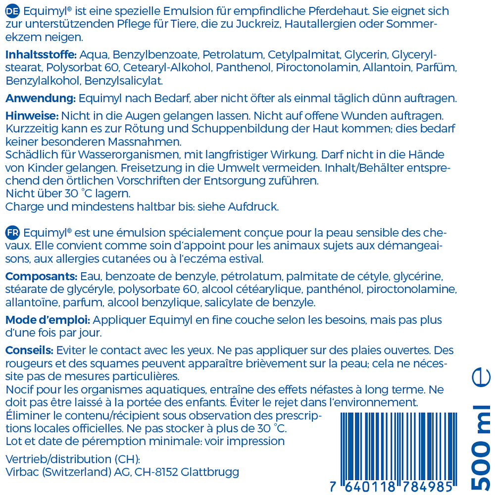 Equimyl Emulsion 250 ml de Virbac Image 2