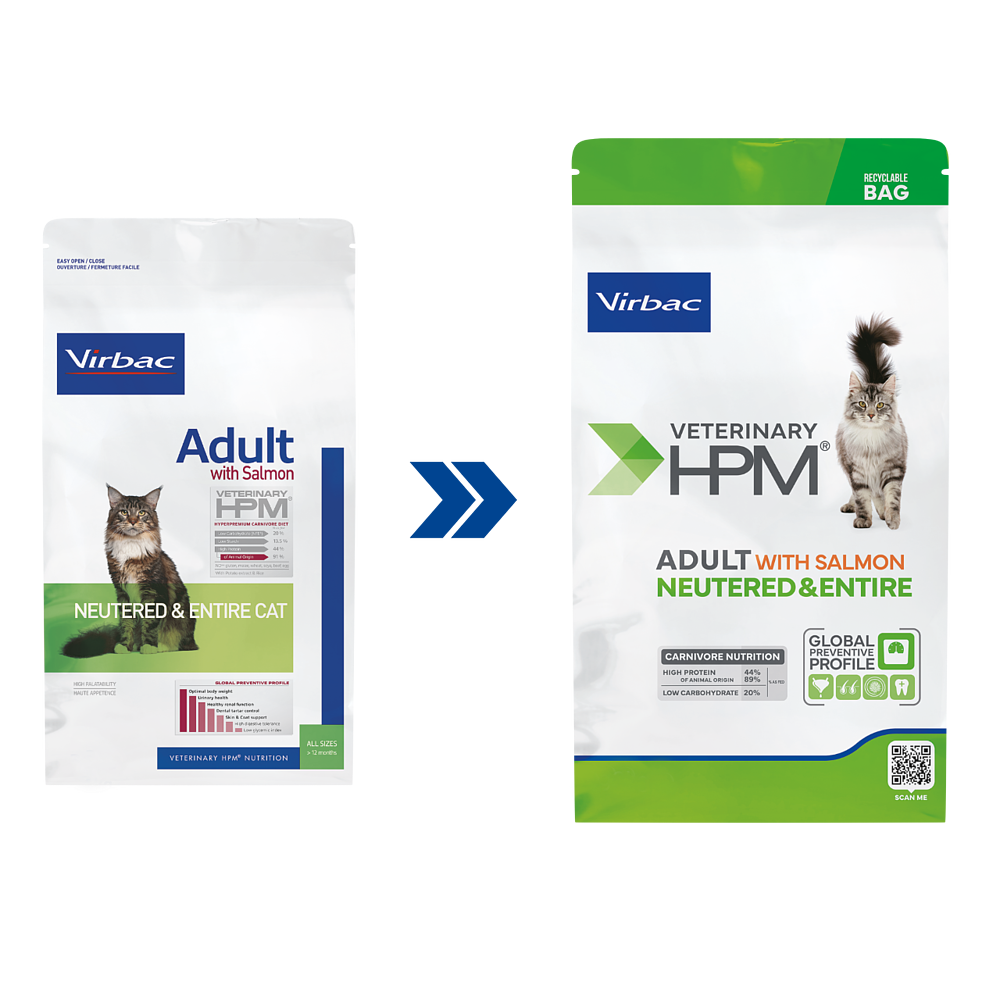 Cat Adult Neutered & Entire Salmon de Virbac