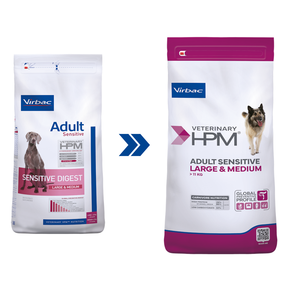 Dog Adult Sensitive Digest Large & Medium de Virbac