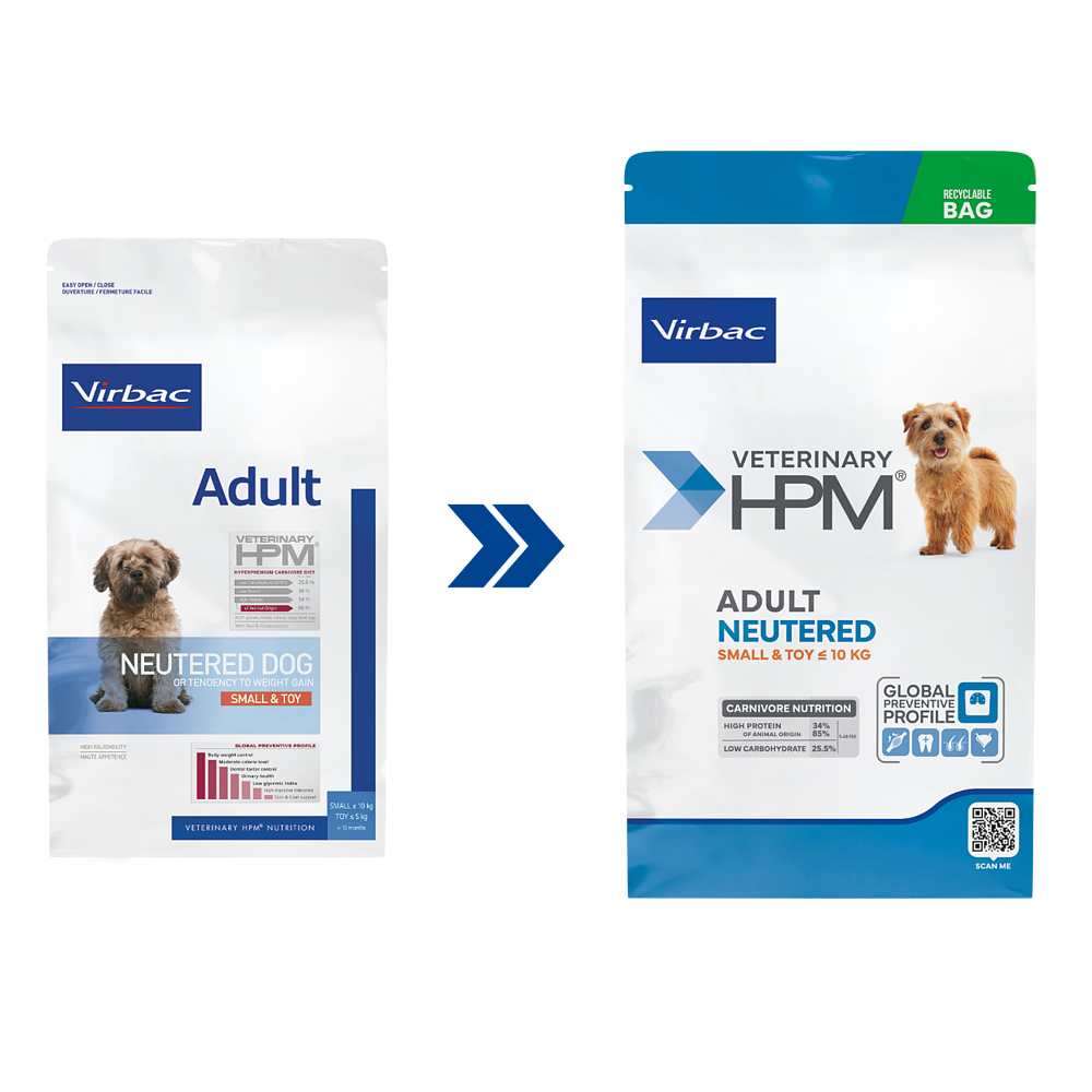 Dog Adult Small & Toy Neuterd de Virbac