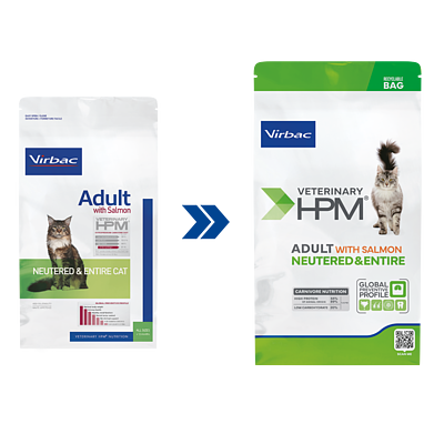 Cat Adult Neutered & Entire Salmon de Virbac